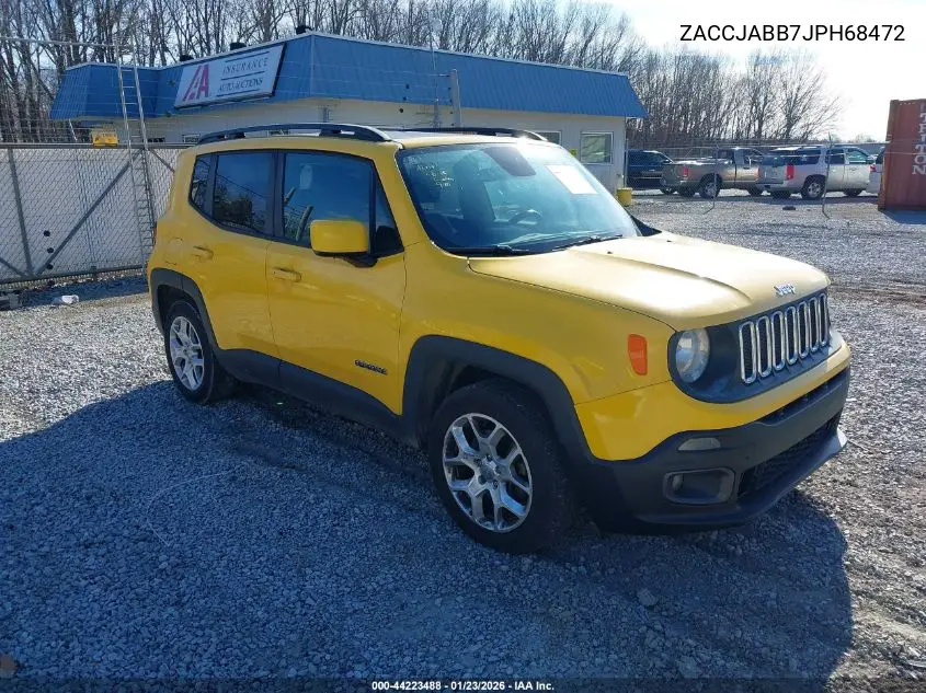 ZACCJABB7JPH68472 2018 Jeep Renegade Latitude Fwd