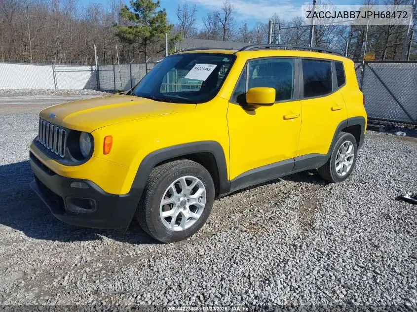 ZACCJABB7JPH68472 2018 Jeep Renegade Latitude Fwd