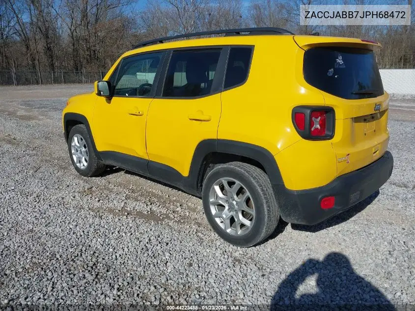 ZACCJABB7JPH68472 2018 Jeep Renegade Latitude Fwd