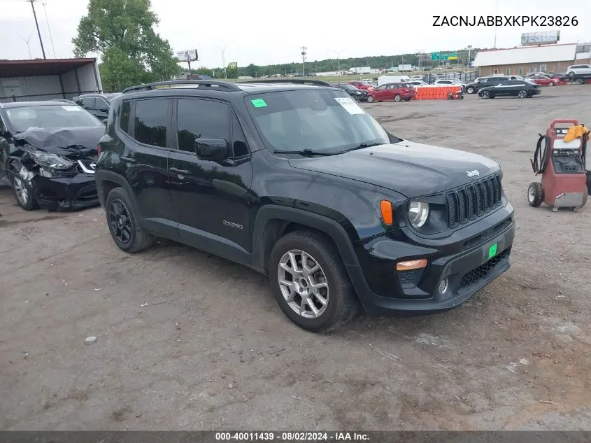 ZACNJABBXKPK23826 2019 Jeep Renegade Latitude Fwd