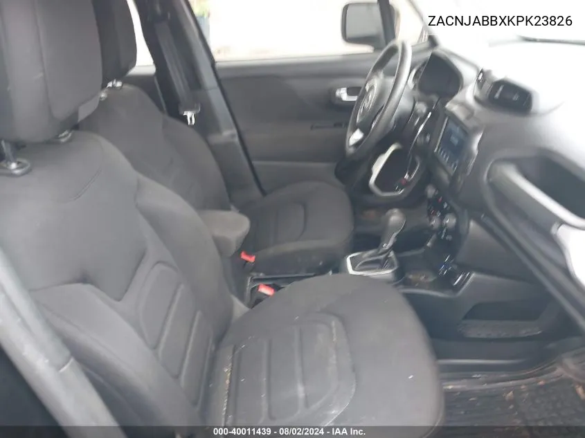 ZACNJABBXKPK23826 2019 Jeep Renegade Latitude Fwd