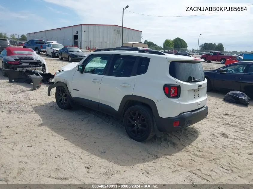 ZACNJABB0KPJ85684 2019 Jeep Renegade Altitude Fwd