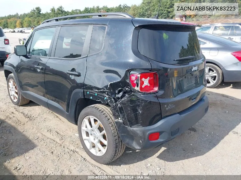 ZACNJABB5KPK83223 2019 Jeep Renegade Latitude