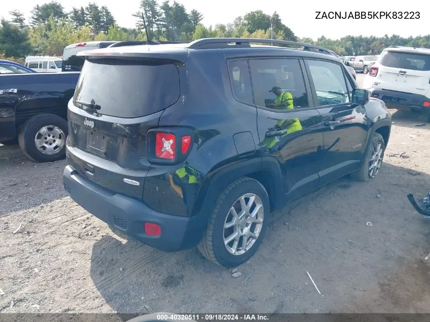 2019 Jeep Renegade Latitude VIN: ZACNJABB5KPK83223 Lot: 40320511