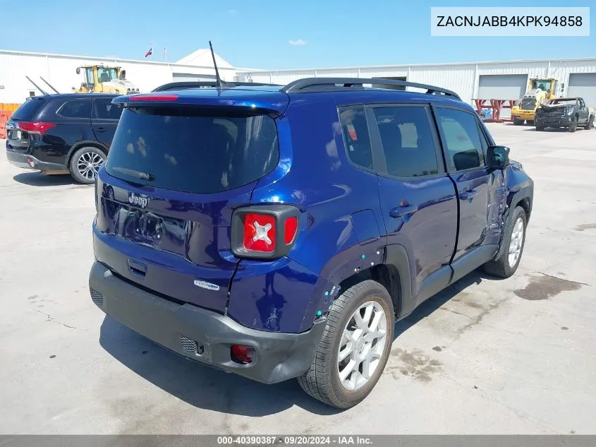 ZACNJABB4KPK94858 2019 Jeep Renegade Latitude Fwd