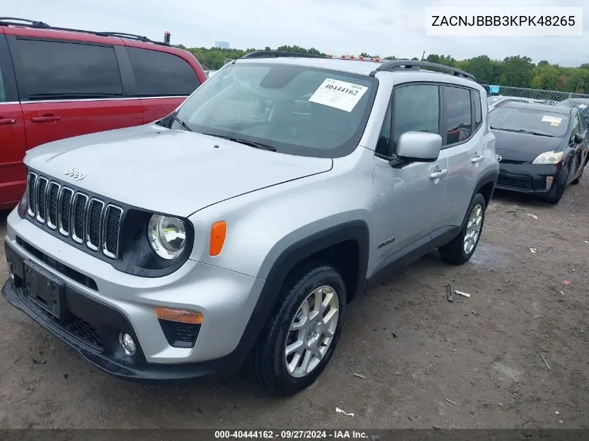 ZACNJBBB3KPK48265 2019 Jeep Renegade Latitude 4X4