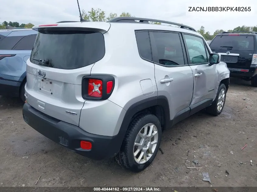 ZACNJBBB3KPK48265 2019 Jeep Renegade Latitude 4X4