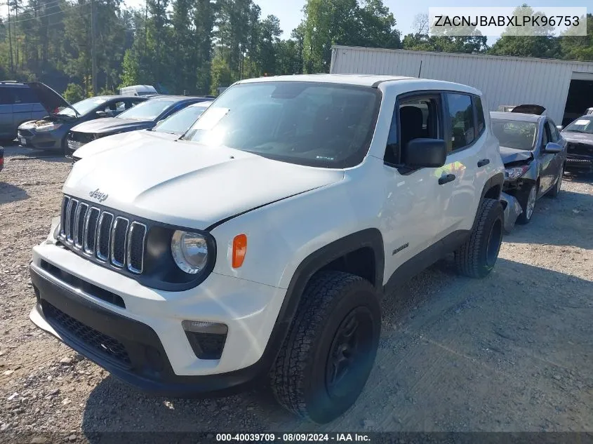 ZACNJBABXLPK96753 2020 Jeep Renegade Sport 4X4