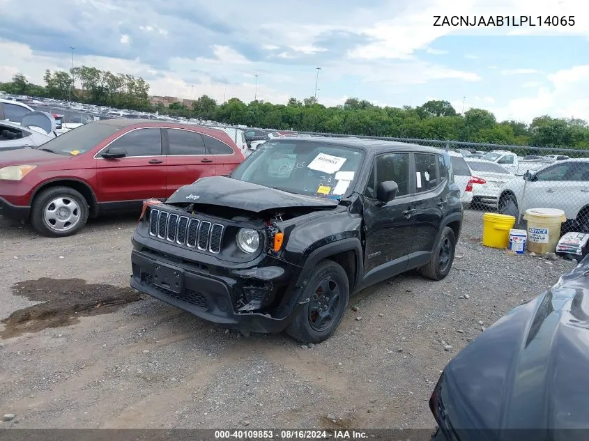 2020 Jeep Renegade Sport Fwd VIN: ZACNJAAB1LPL14065 Lot: 40109853