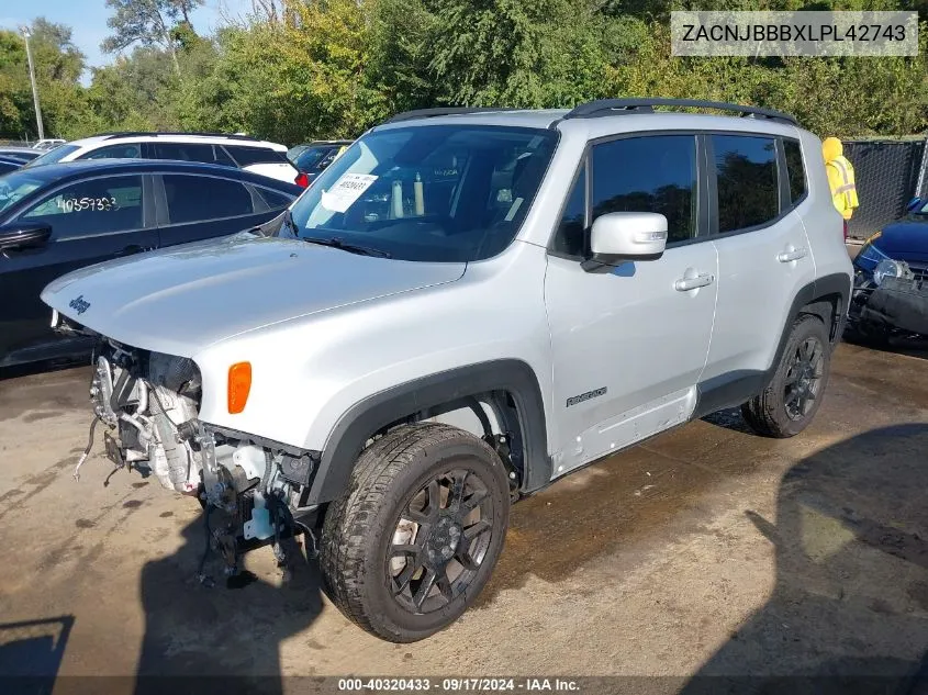 ZACNJBBBXLPL42743 2020 Jeep Renegade Altitude 4X4