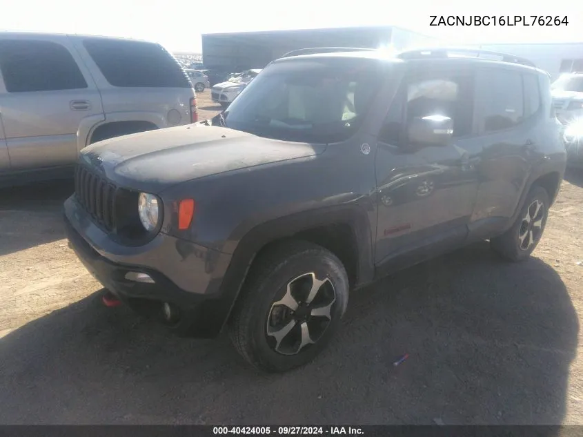 ZACNJBC16LPL76264 2020 Jeep Renegade Trailhawk 4X4