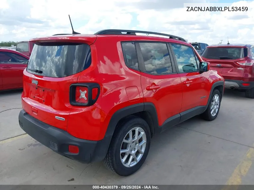 ZACNJABBXLPL53459 2020 Jeep Renegade Latitude Fwd