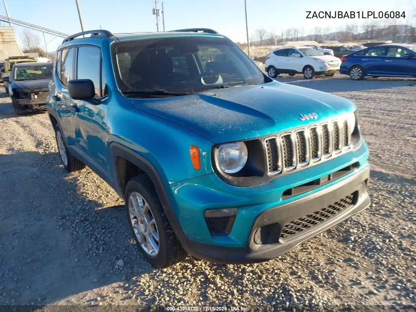 ZACNJBAB1LPL06084 2020 Jeep Renegade Sport 4X4