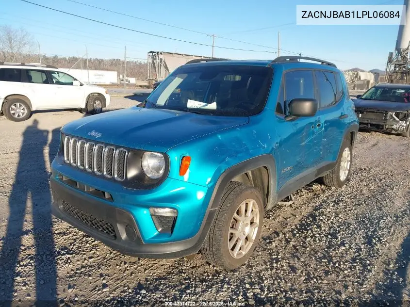 ZACNJBAB1LPL06084 2020 Jeep Renegade Sport 4X4
