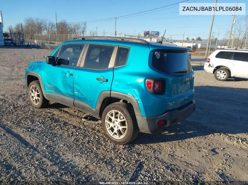 ZACNJBAB1LPL06084 2020 Jeep Renegade Sport 4X4