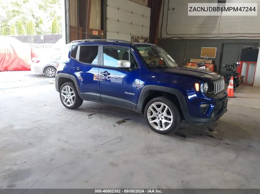 ZACNJDBB6MPM47244 2021 Jeep Renegade Islander 4X4