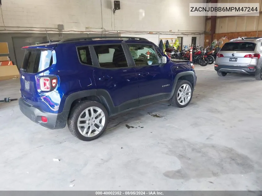 ZACNJDBB6MPM47244 2021 Jeep Renegade Islander 4X4