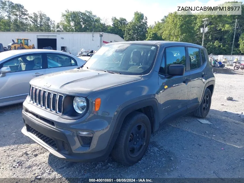 ZACNJCAB9MPM18977 2021 Jeep Renegade Sport Fwd