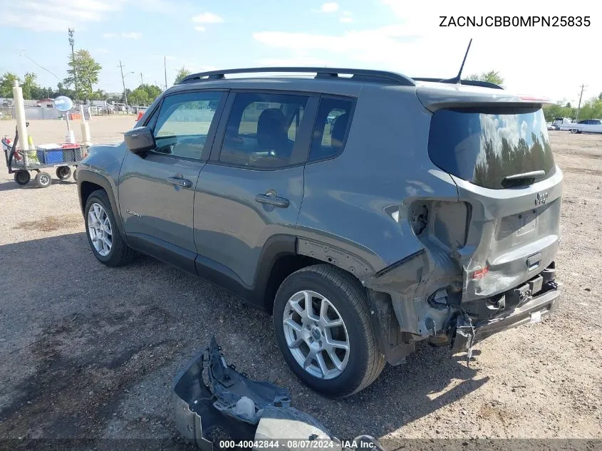 ZACNJCBB0MPN25835 2021 Jeep Renegade Latitude Fwd