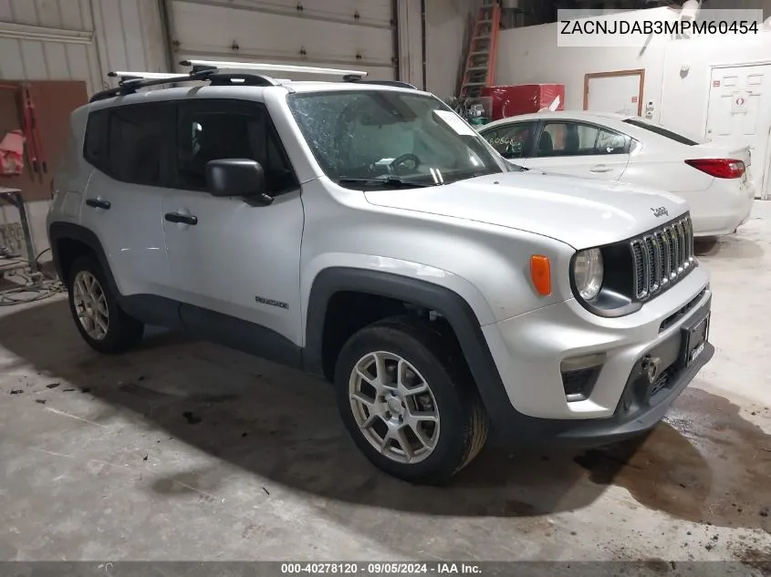 2021 Jeep Renegade Sport 4X4 VIN: ZACNJDAB3MPM60454 Lot: 40278120