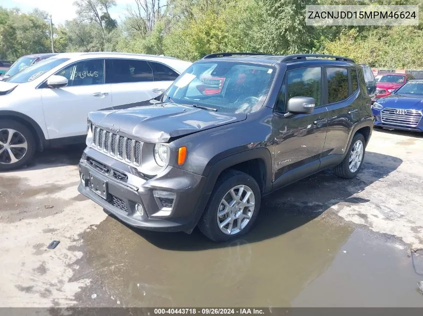 ZACNJDD15MPM46624 2021 Jeep Renegade Limited 4X4