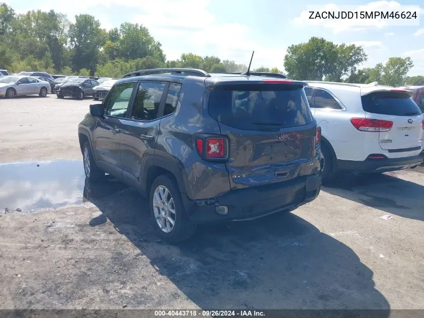 ZACNJDD15MPM46624 2021 Jeep Renegade Limited 4X4