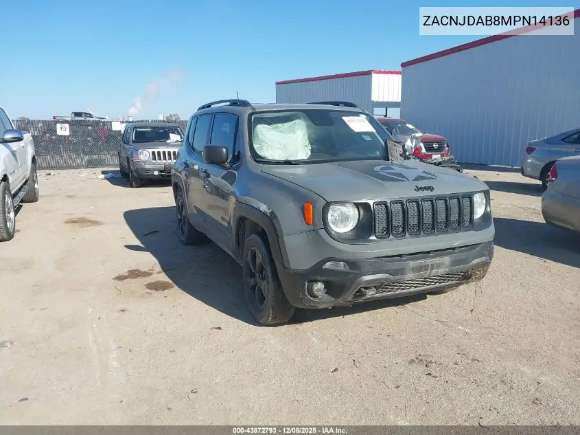 ZACNJDAB8MPN14136 2021 Jeep Renegade Freedom Edition 4X4