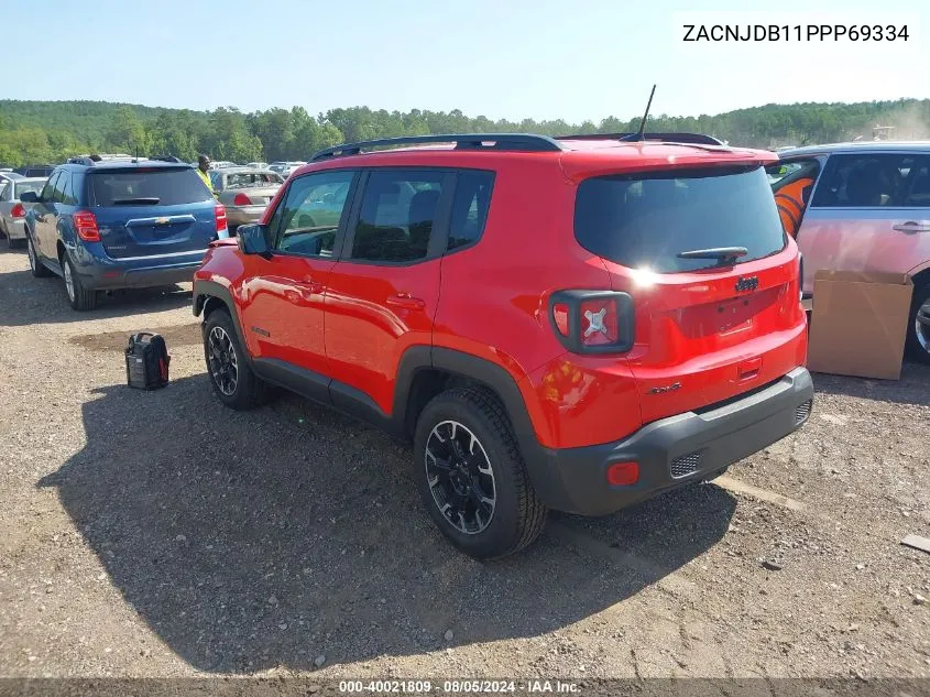 2023 Jeep Renegade Latitude VIN: ZACNJDB11PPP69334 Lot: 40021809