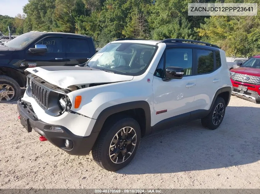 2023 Jeep Renegade Trailhawk 4X4 VIN: ZACNJDC12PPP23641 Lot: 40370569