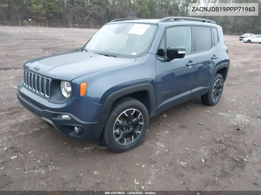 ZACNJDB19PPP71963 2023 Jeep Renegade Upland 4X4