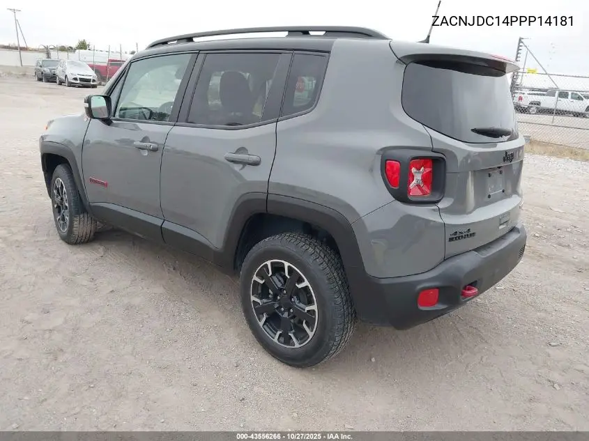 ZACNJDC14PPP14181 2023 Jeep Renegade Trailhawk 4X4