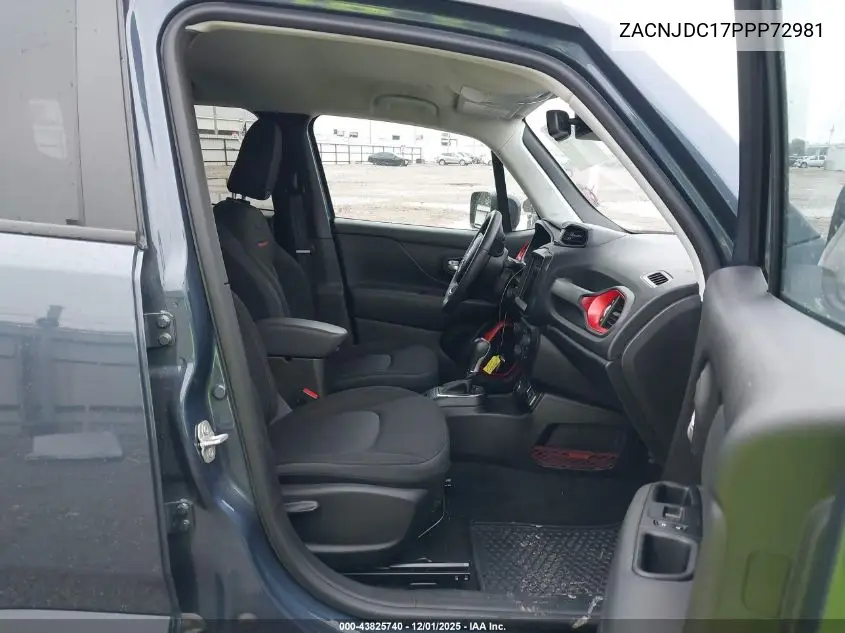 ZACNJDC17PPP72981 2023 Jeep Renegade Trailhawk 4X4