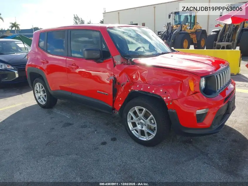 ZACNJDB19PPP63006 2023 Jeep Renegade Latitude 4X4