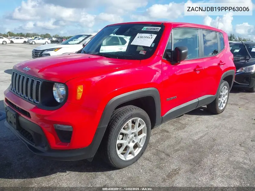 ZACNJDB19PPP63006 2023 Jeep Renegade Latitude 4X4
