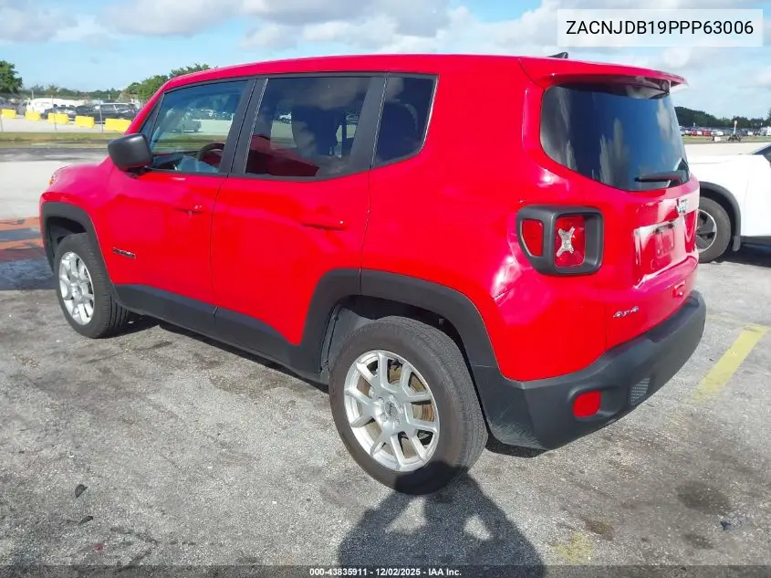 ZACNJDB19PPP63006 2023 Jeep Renegade Latitude 4X4