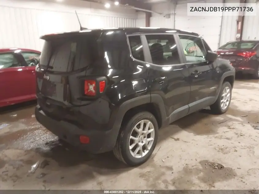 ZACNJDB19PPP71736 2023 Jeep Renegade Latitude 4X4
