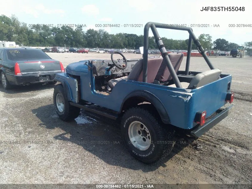 1974 Jeep Wrangler VIN: J4F835TH55048 Lot: 30784462