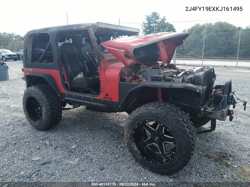 2J4FY19EXKJ161495 1989 Jeep Wrangler / Yj