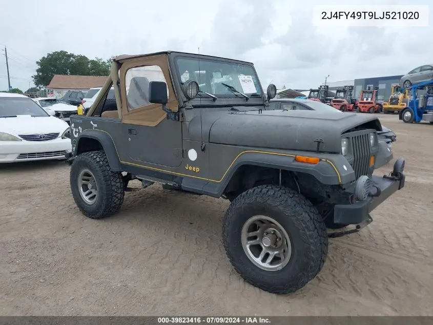 2J4FY49T9LJ521020 1990 Jeep Wrangler / Yj Sahara