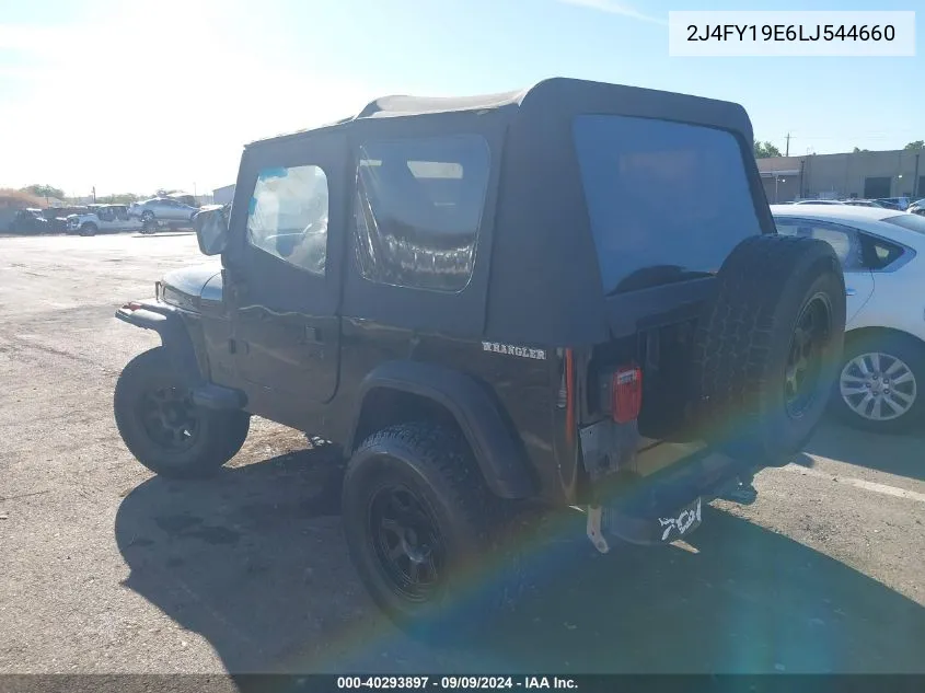 2J4FY19E6LJ544660 1990 Jeep Wrangler / Yj S