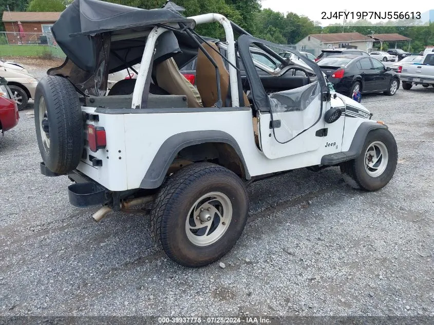 2J4FY19P7NJ556613 1992 Jeep Wrangler / Yj S