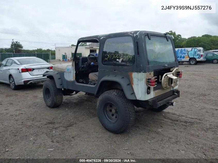 2J4FY39S9NJ557276 1992 Jeep Wrangler / Yj Islander