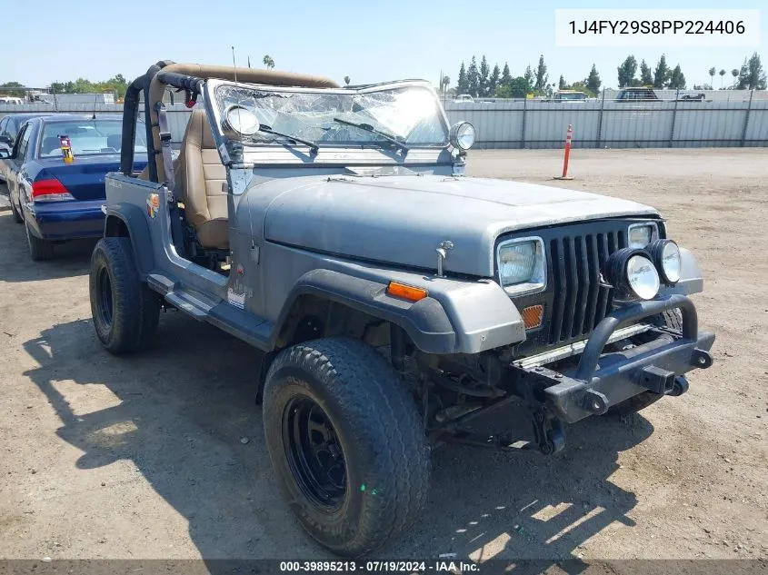 1993 Jeep Wrangler / Yj VIN: 1J4FY29S8PP224406 Lot: 39895213