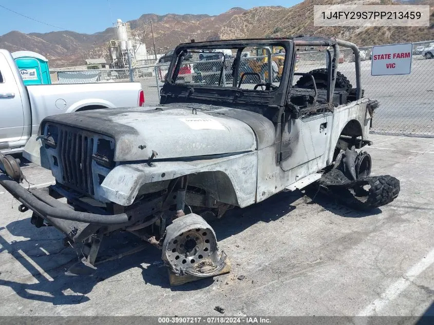 1993 Jeep Wrangler / Yj VIN: 1J4FY29S7PP213459 Lot: 39907217