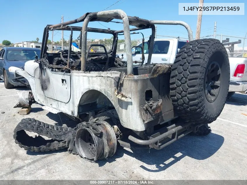 1993 Jeep Wrangler / Yj VIN: 1J4FY29S7PP213459 Lot: 39907217