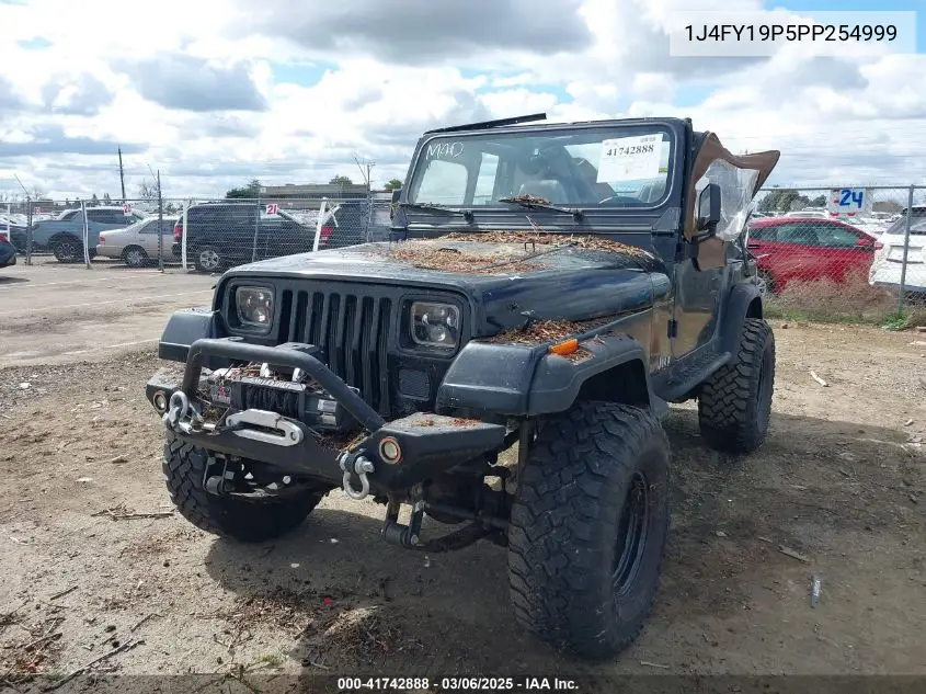 1993 Jeep Wrangler / Yj S VIN: 1J4FY19P5PP254999 Lot: 41742888