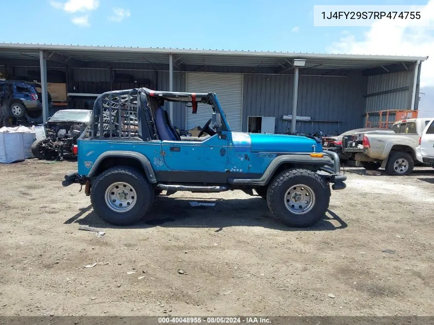 1J4FY29S7RP474755 1994 Jeep Wrangler / Yj Se