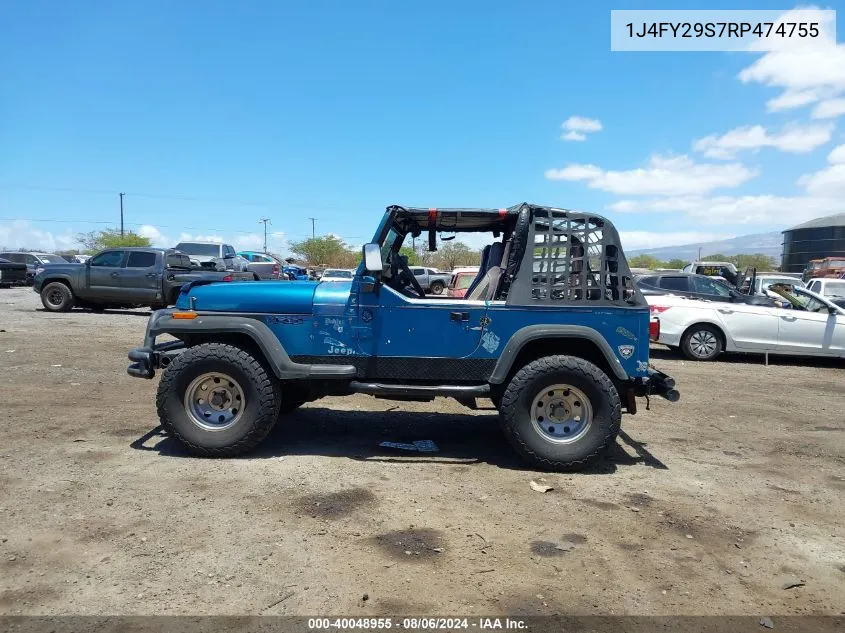 1J4FY29S7RP474755 1994 Jeep Wrangler / Yj Se