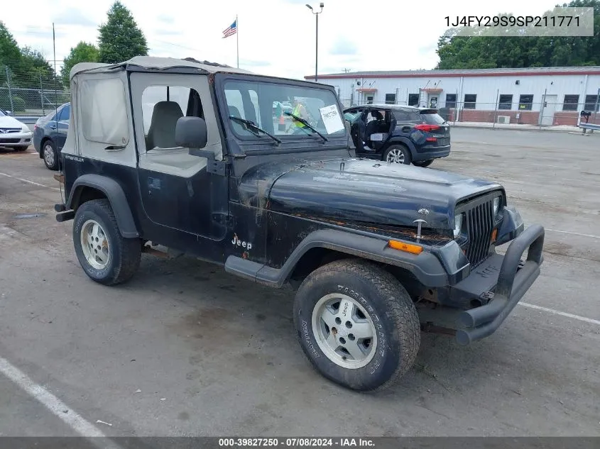 1995 Jeep Wrangler / Yj Se VIN: 1J4FY29S9SP211771 Lot: 39827250