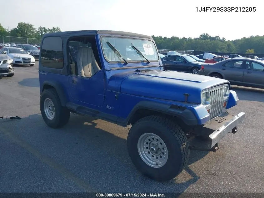 1J4FY29S3SP212205 1995 Jeep Wrangler / Yj Se